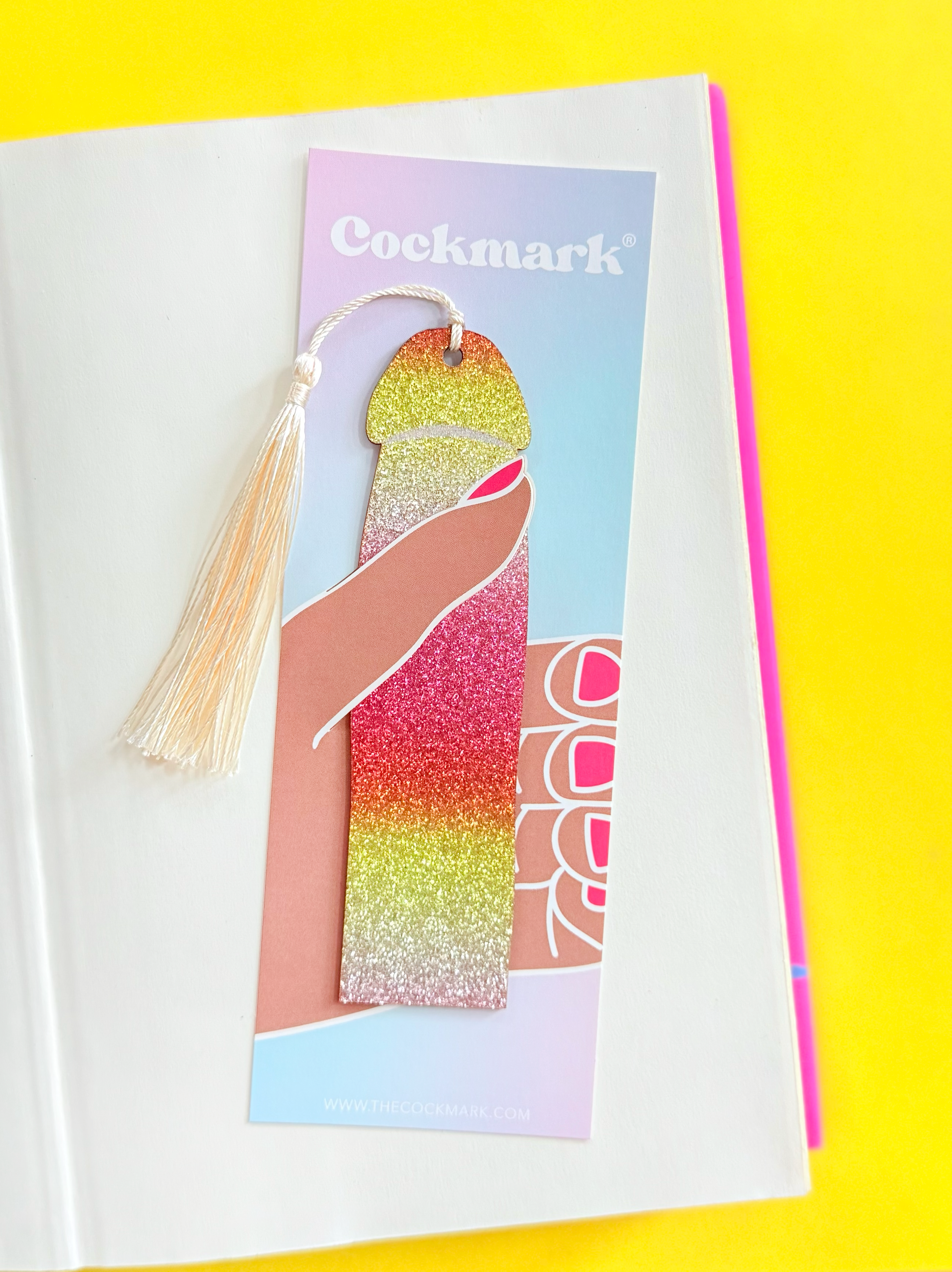 Glitter Cockmark: Silver