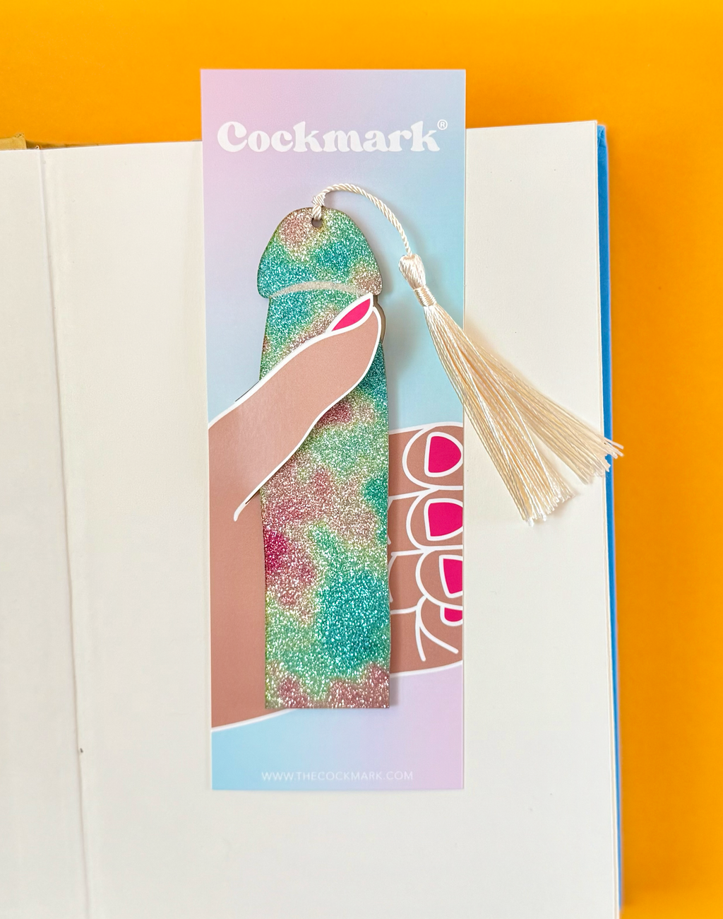 Glitter Cockmark: Silver