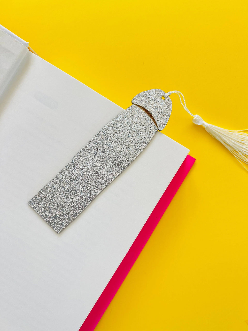 Glitter Cockmark: Silver