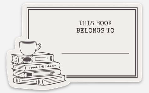 This Book Belongs to Sticker
