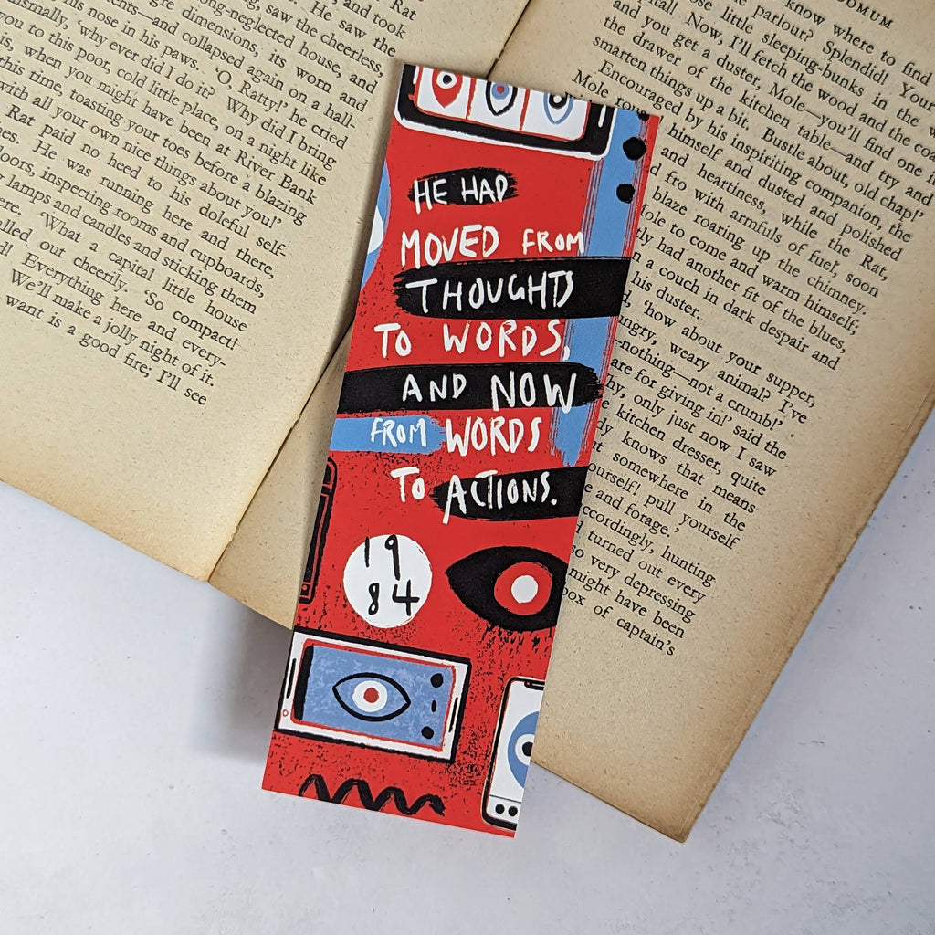 1984 Bookmark - Book Lover Gift Bookshop Merch